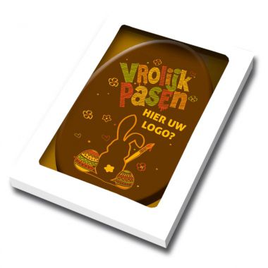  Chocolade kaart Pasen | Met logo | 150 gram